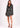 LI06032- PW CHECKED BLAZER DRESS WITH OBOT