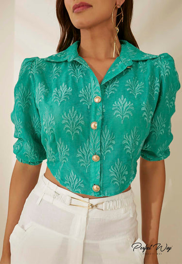 LV213203- PW CAMISA CROPPED