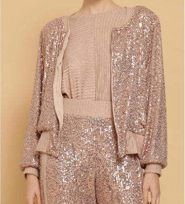 2223950 - MARIA MANO JAQUETA PAETE ROSE GOLD