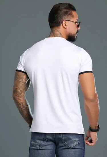 87075 PITBULL JEANS CAMISETA GOLA O