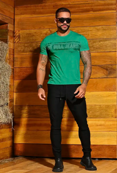 87959 PITBULL JEANS CAMISETA GOLA O