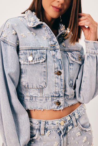 JAQ30209 - DIMY JAQUETA JEANS PEROLA