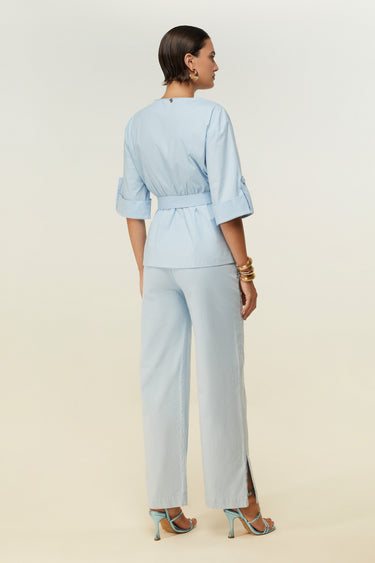 BLU33921 - DIMY BLUSA TRANSPASSADA COM FAIXA