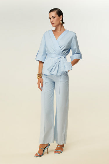 BLU33921 - DIMY BLUSA TRANSPASSADA COM FAIXA
