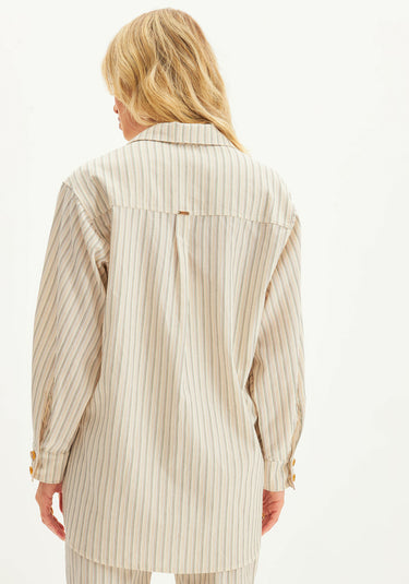 502CA001083 LP LONG STRIPED SHIRT