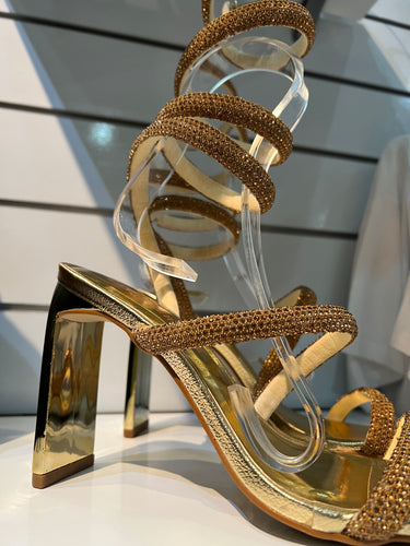537SD000810 LP GLADIATOR SANDAL GLITTER