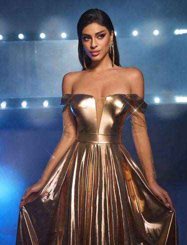 24032025-1 IMPORTADO VESTIDO FESTA LONGO DOURADO
