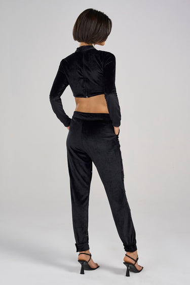 32164 - MONDABELLE CONJUNTO CROPPED + CALÇA CAROL PRETO