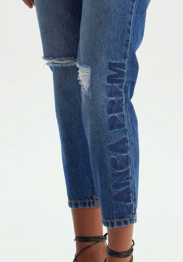 501CF006047- LP CALÇA JEANS MOM HIGH