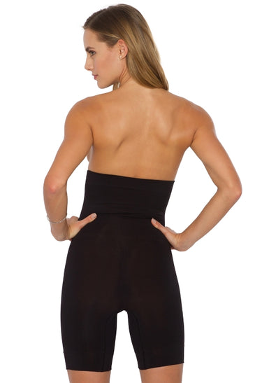 50069- PLIE BERMUDA CINTURA ALTA - PRETO