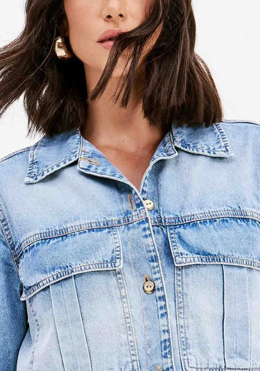 501CA000641 - LP CAMISA JEANS MANGA CURTA