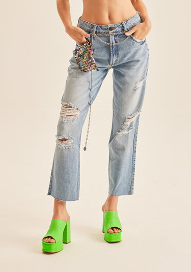 501CF005606 - LP CALÇA JEANS RETA HIGH