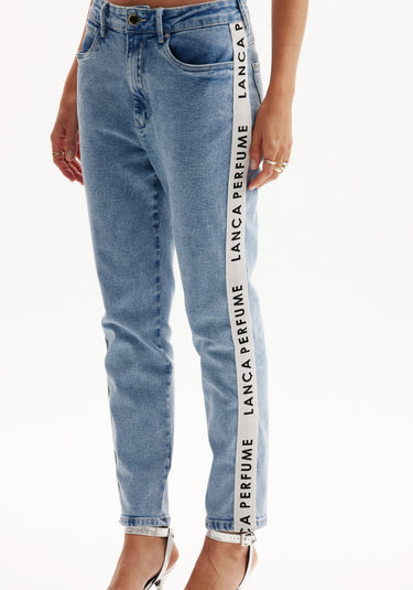 501CF007366 - LP CALÇA JEANS ESCRITA LATERAL LP
