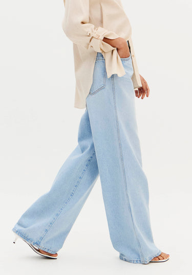 501CF008613 LP EASY CALÇA JEANS WIDE LEG SUPER HIGH