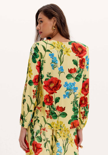 502BL007970 - LP BLUSA FLUIDA ESTAMPA FLORAL