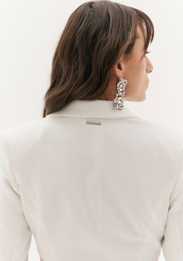 502BZ000448 - AMARANTE BLAZER ALONGADO COM CUT OUT