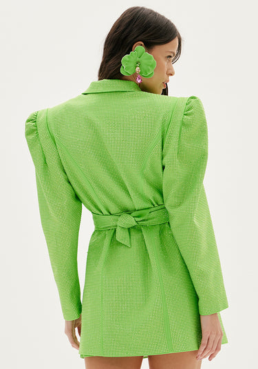 502BZ000456 - BLAZER ALONGADO NEON AMARANTE (mate)