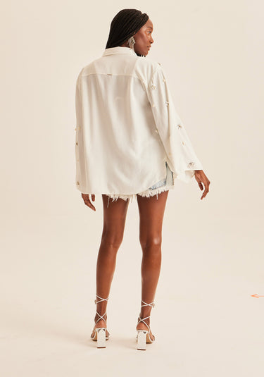 502CA000883 - LP CAMISA MANGA EVASE BRANCO