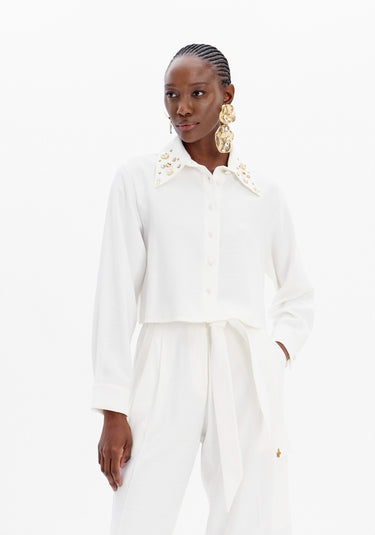 502CA001419 - LP SHORT SHIRT WITH COLLAR PENDANTS 