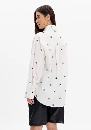 502CA001452 - LP CAMISA ALONGADA MANGAS LONGAS SIGNATURE