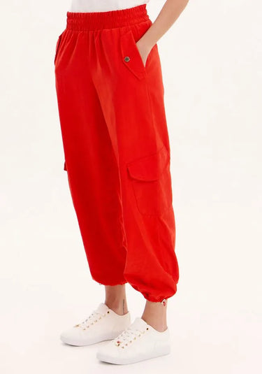 502CF002801 - LP CALÇA JOGGING COM BOLSO CARGO E CÓS ELASTICO