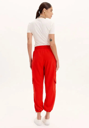 502CF002801 - LP CALÇA JOGGING COM BOLSO CARGO E CÓS ELASTICO
