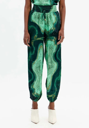 502CF002845 - LP CALÇA JOGGING ESTAMPADA CINTURA ALTA E ELASTICO