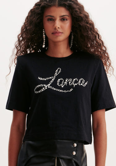 502TS004242 - LP T-SHIRT CURTA COM APLICAÇÃO