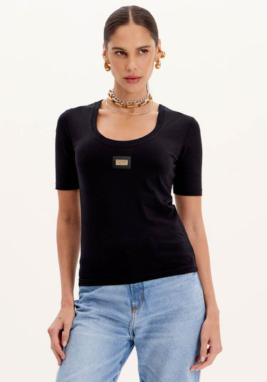 502TS004813 - LP T-SHIRT BABY LOOK MANGA CURTA