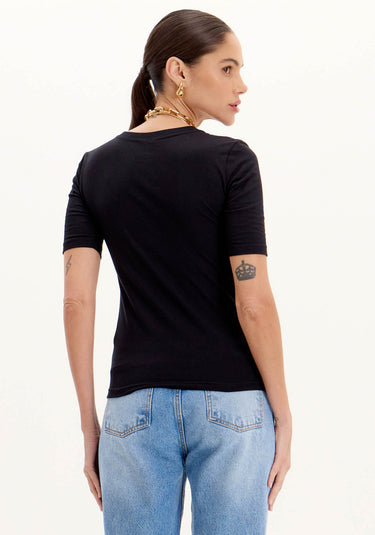502TS004813 - LP T-SHIRT BABY LOOK MANGA CURTA