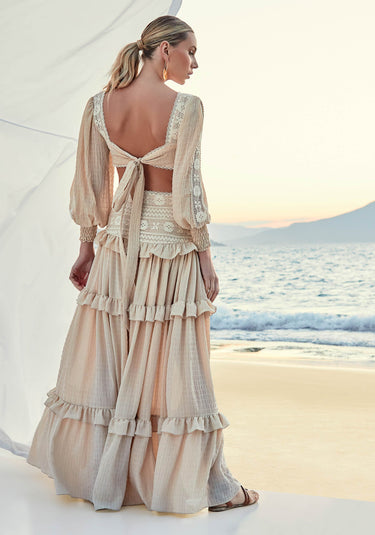502VE006325 - VESTIDO LONGO AMARANTE