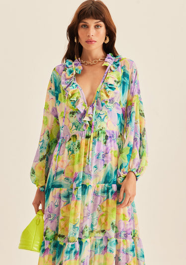502VE007287 - LP VESTIDO LONGO ESTAMPADO