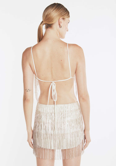 502VE007441 - VESTIDO C/FRANJA AMARANTE