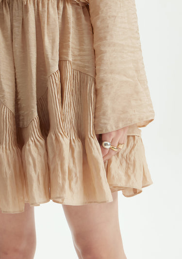 502VE007624 - LP VESTIDO CURTO COM BABADOS