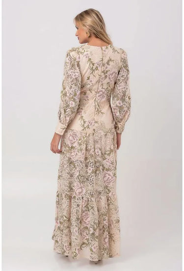 502VE009002 - LP VESTIDO LONGO MANGA BUFANTE