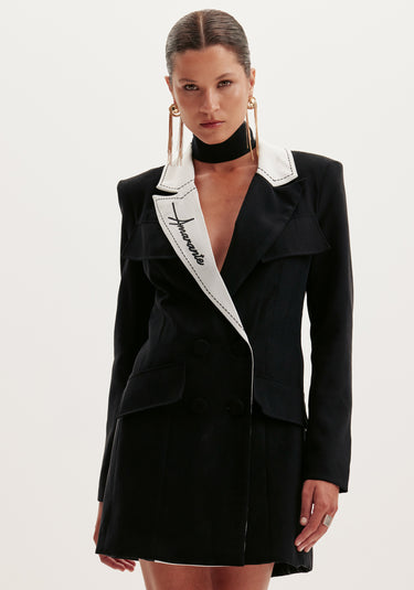 502VE009672 - AMARANTE VESTIDO BLAZER CURTO