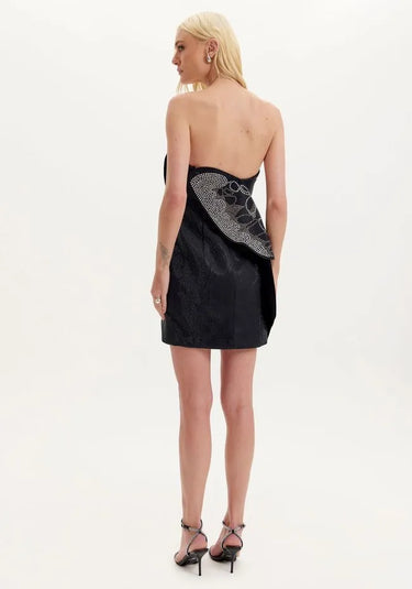 502VE009886 - LP VESTIDO CURTO COM APLICAÇÃO