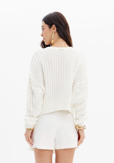 503BL001650 - LP BLUSA TRICOT MANGA LONGA COM ASSINATURA LP