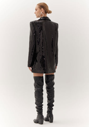 502BZ000443 - BLAZER ALONGADO C/ BLUSA AMARANTE