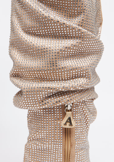 537BO000886 - AMARANTE BOTA SLOUCH STRASS BRILHO