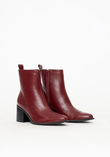 537BO001108 - LP BOTA COURO SALTO BLOCO COM ZIPER