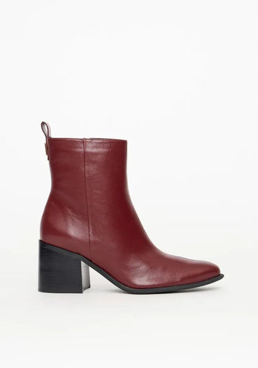 537BO001108 - LP BOTA COURO SALTO BLOCO COM ZIPER