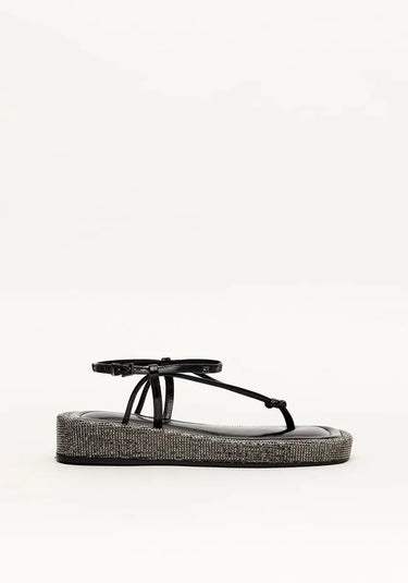 537SD001330 - LP SANDALIA PAPETE COM TIRAS FINAS E BRILHOS