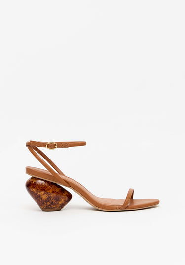 537SD001496 - LP SANDALIA SALTO COM TORTOISE