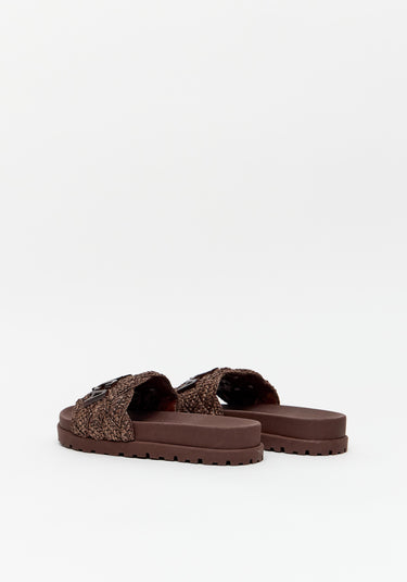 537SL000123 - LP CHINELO SLIDE TRANÇADA