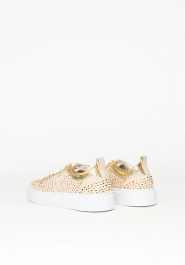 537TE001103 - LP TENIS COM BRILHO DOURADO LP
