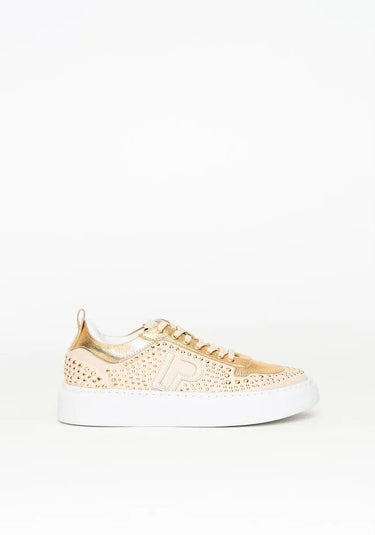 537TE001103 - LP TENIS COM BRILHO DOURADO LP