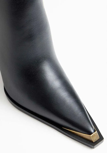 537BO001102 - LP BOTA COURO CANO MEDIO SALTO BLOCO