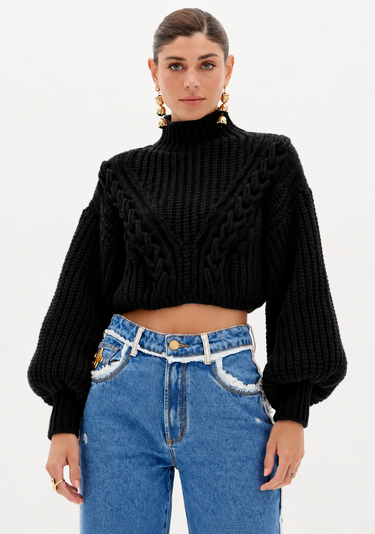 503BL001522 - LP BLUSA TRICOT GOLA ALTA