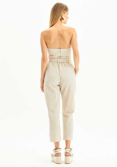 502CF002158- LP CALÇA CLOCHARD LISTRADA